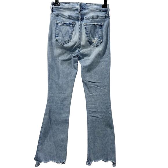 Mother Size 25 Jeans The Insider Crop Step Chew Hem Mid Rise Outerspace Wash - Picture 3 of 16